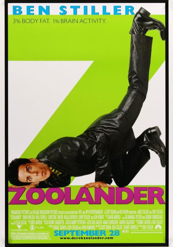 Zoolander                ซูแลนเดอร์ เว่อร์ซะ                2001